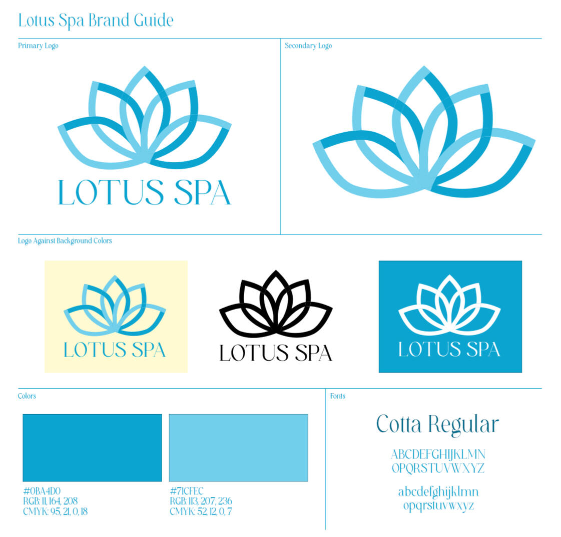 Lotus Spa Brand Guide