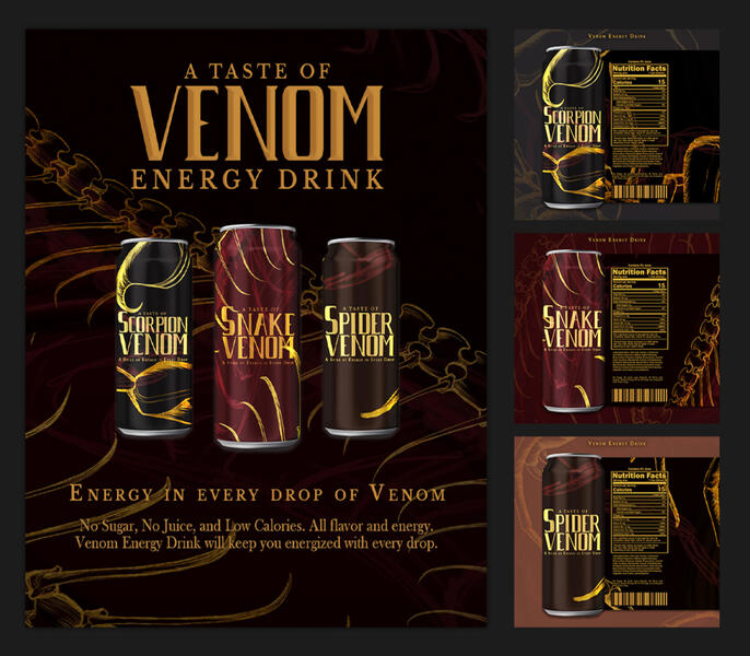Personal packaging design and ad.