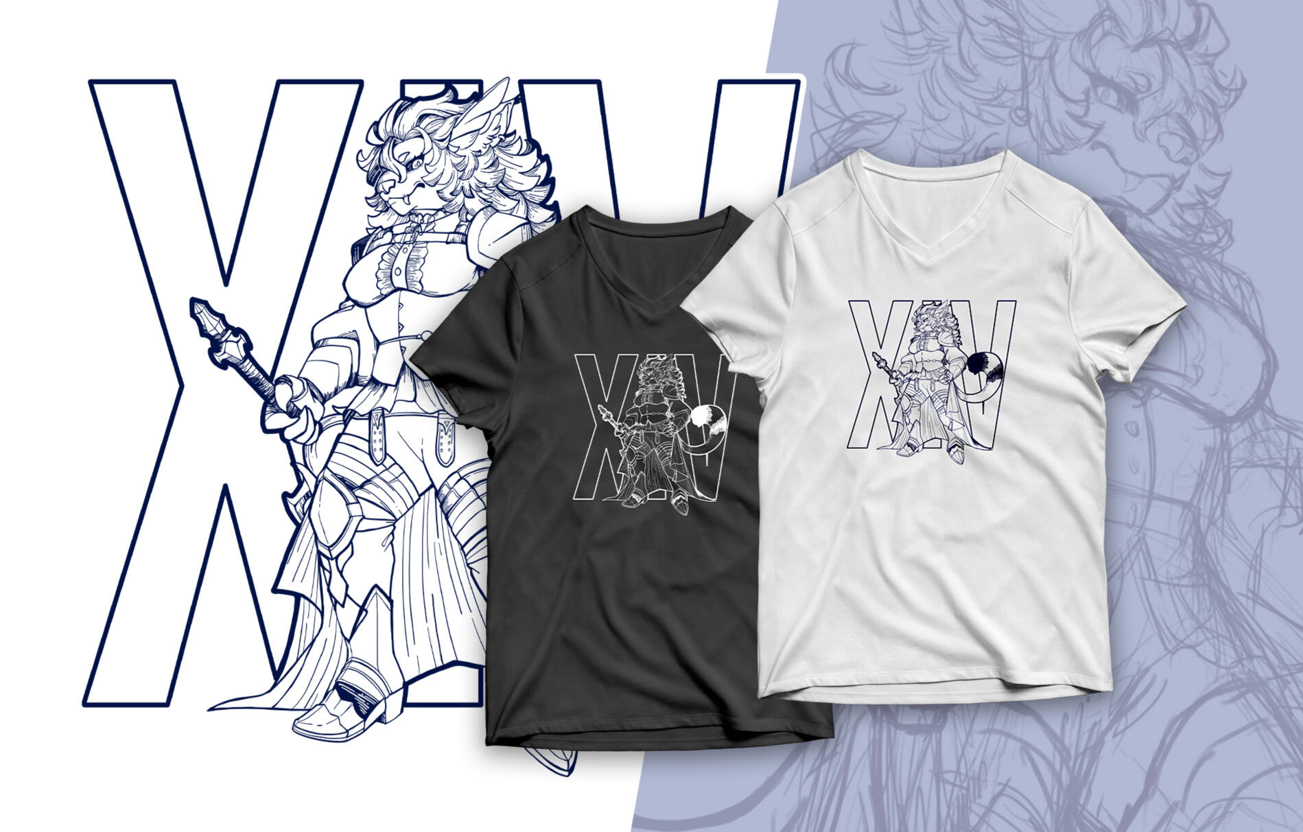Final Fantasy XIV Shirt Design